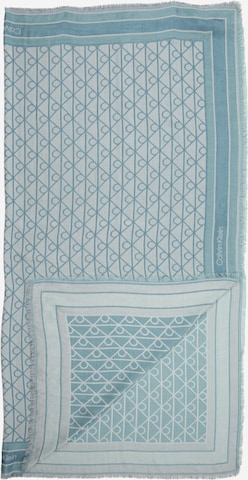 Écharpe Calvin Klein en bleu : devant