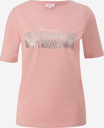 T-shirt s.Oliver en rose : devant