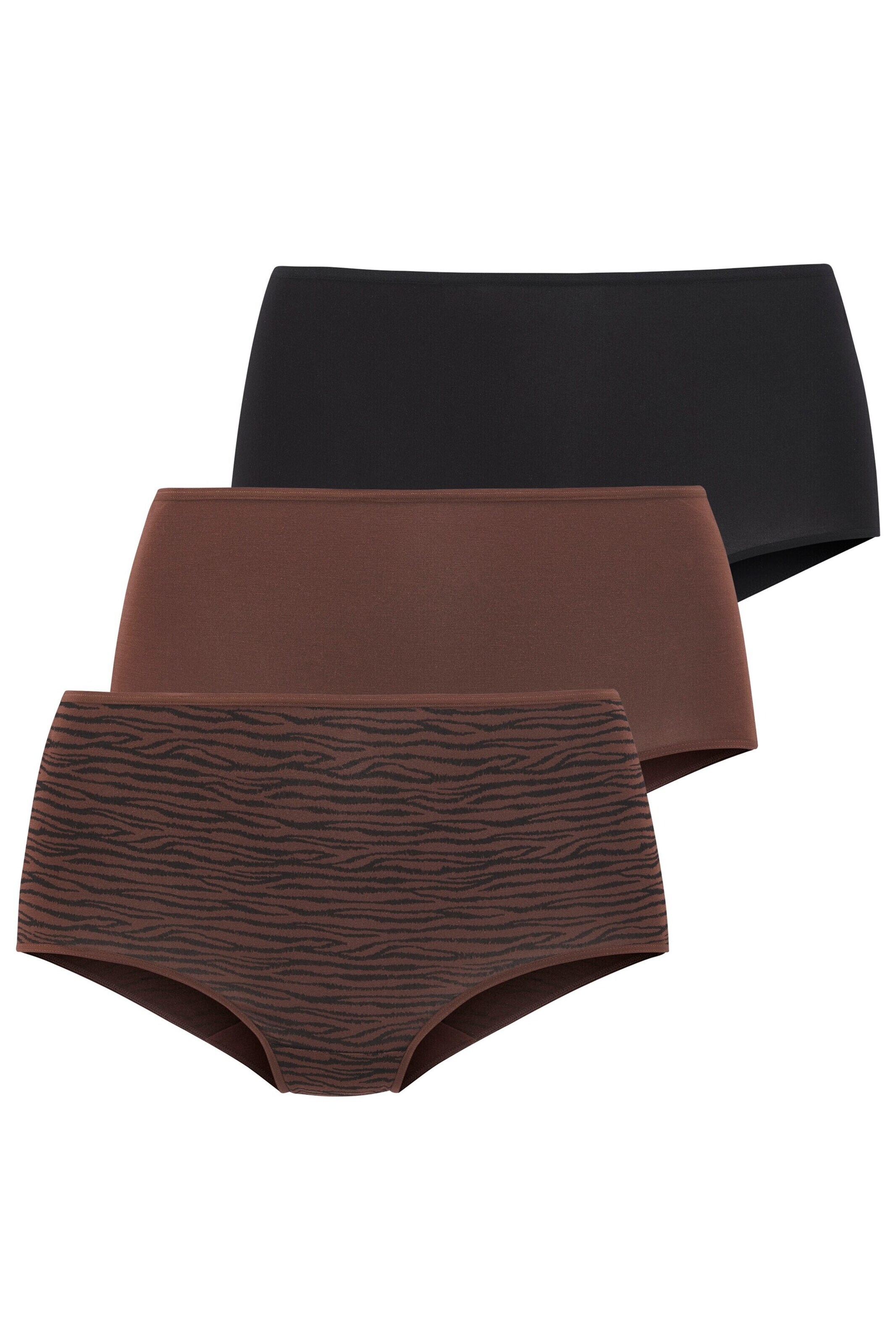 LASCANA Panty in Brown: front