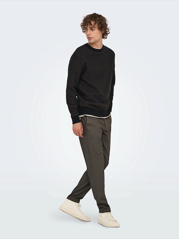 Only & Sons Slim fit Chino trousers 'ONSBRAD' in Brown