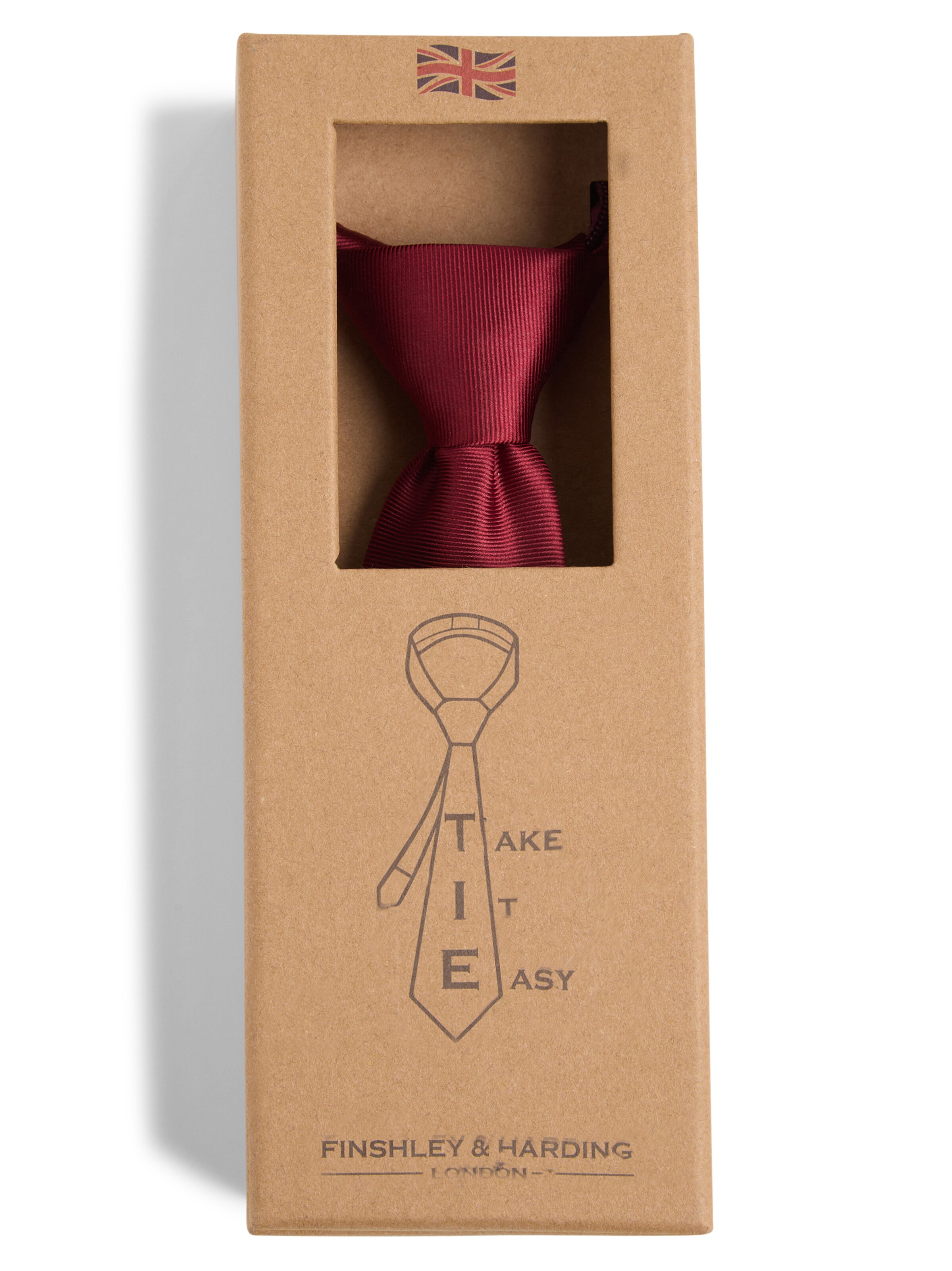 Cravate 'Take It Easy' Finshley & Harding London en rouge