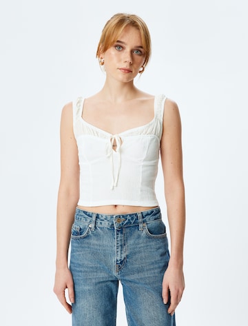 Koton Top in White: front