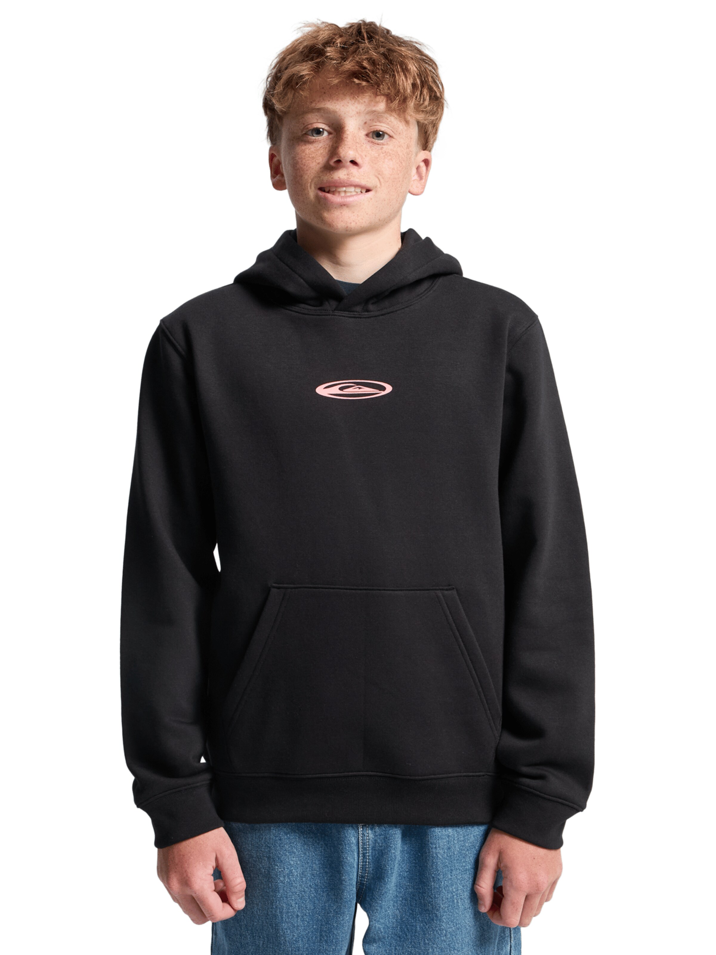 QUIKSILVER Sweatshirt 'Quik Globe' in Schwarz: Vorderseite
