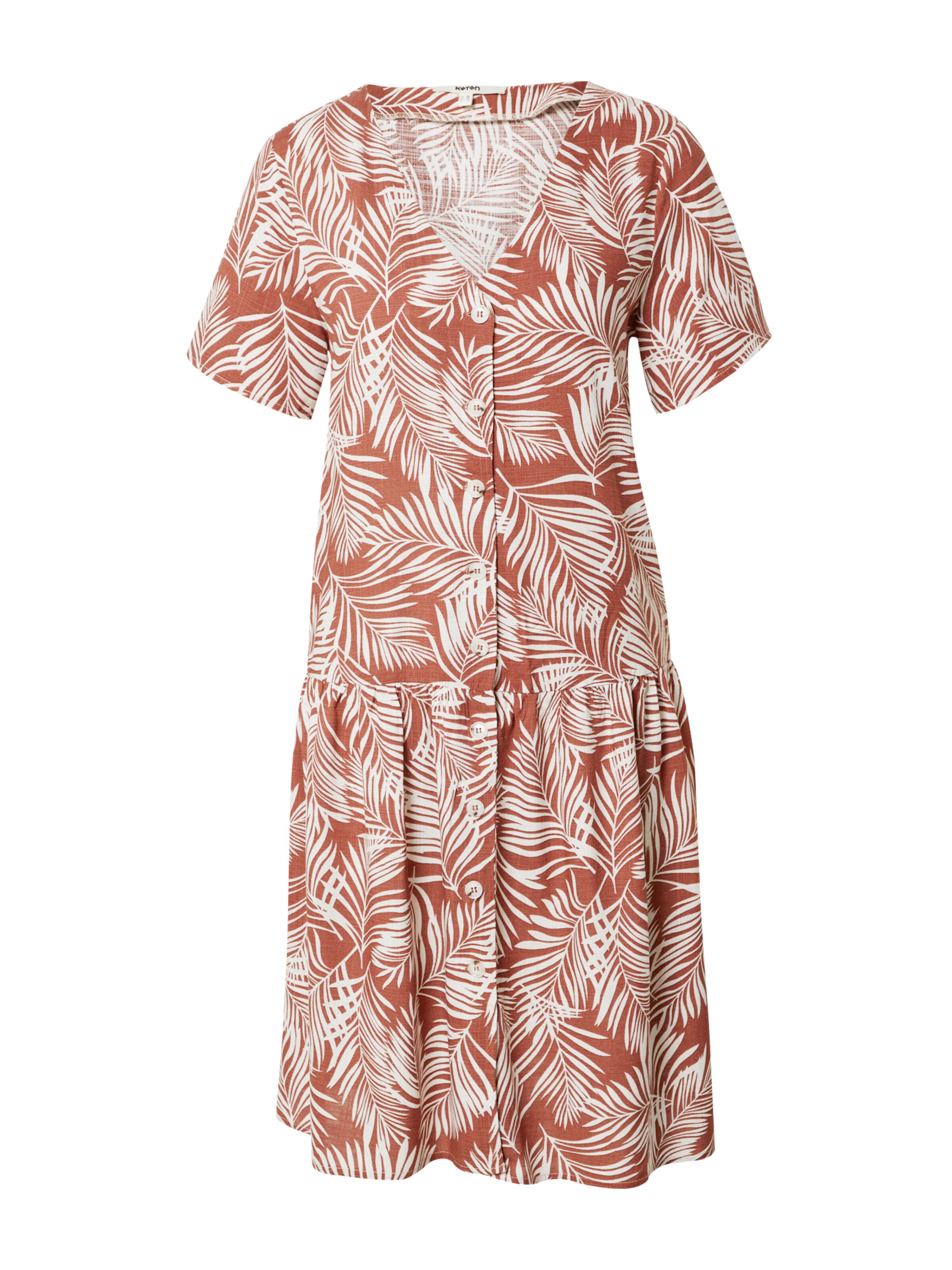 Koton Košilové šaty – hnědá: přední strana