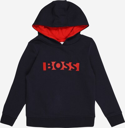 BOSS Kidswear Sweatshirt in de kleur Marine / Rood, Productweergave