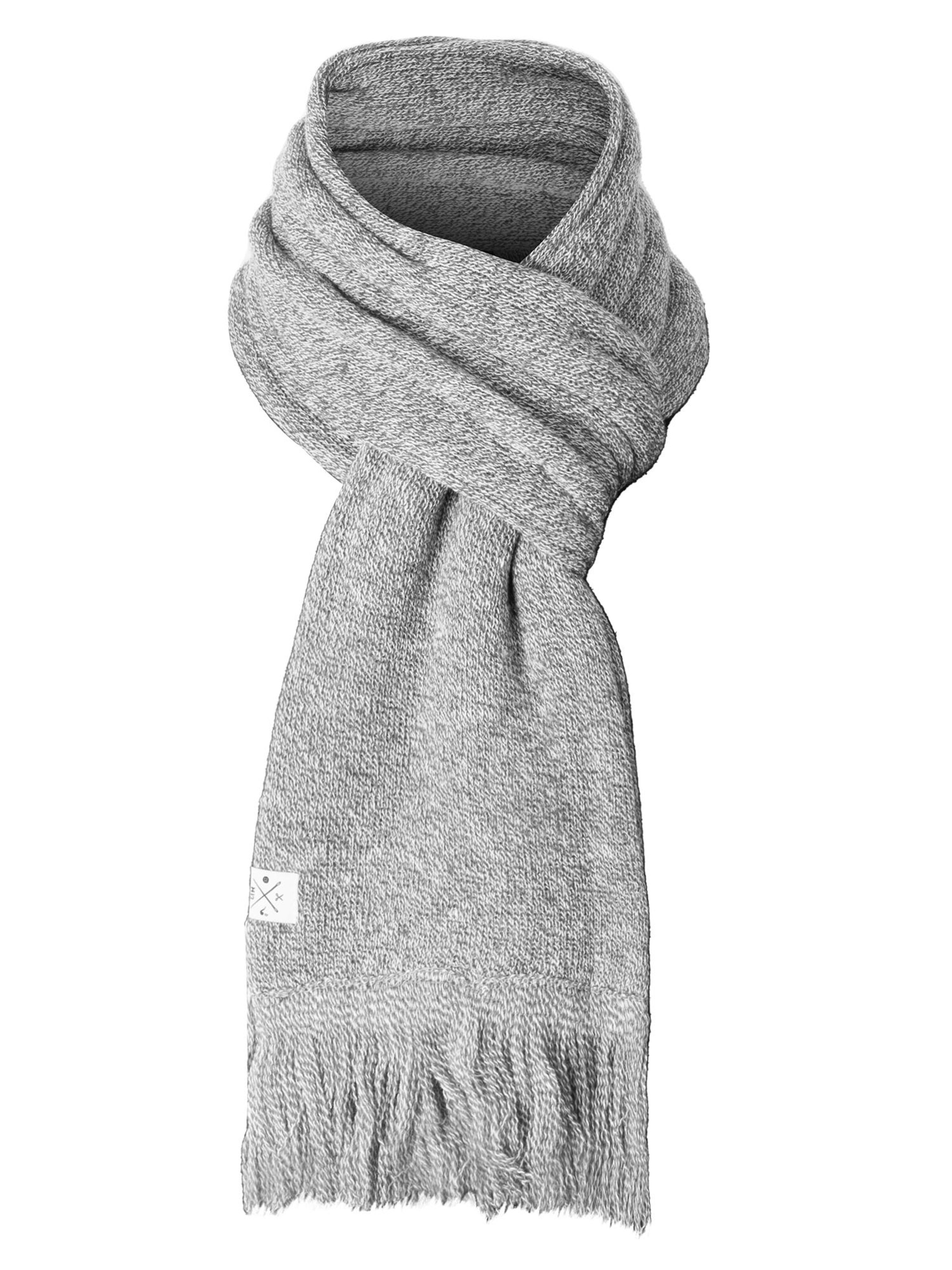 Manufaktur13 Scarf 'Fringe' in Grey