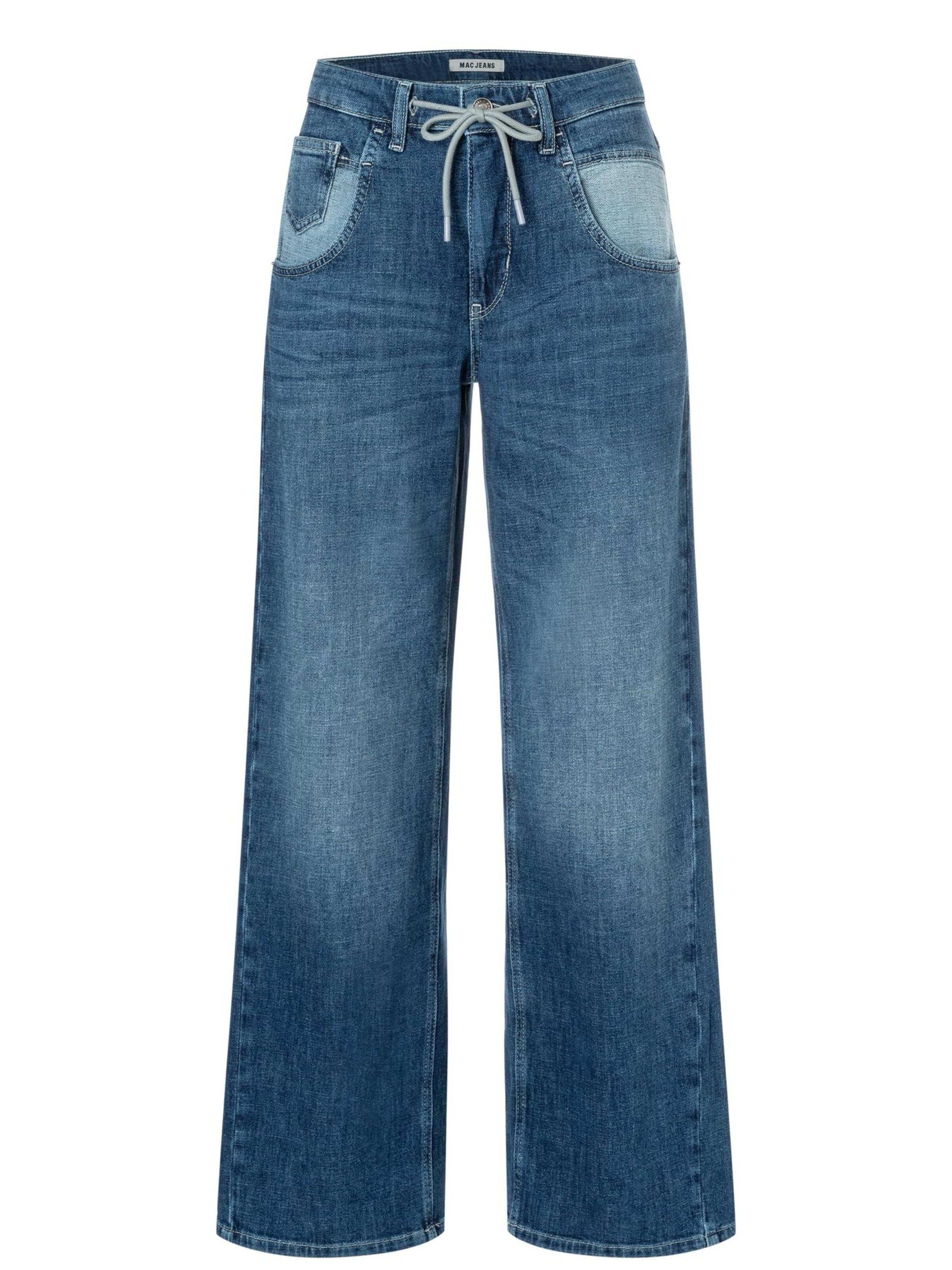 MAC Wide leg Jeans 'Milla' in Blue: front