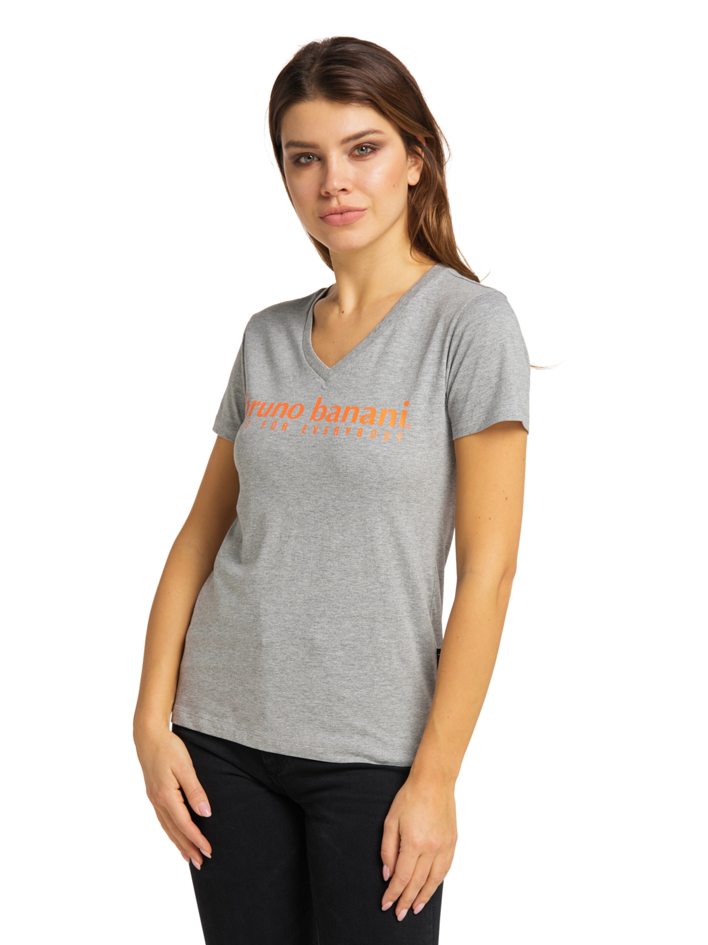 Bruno Banani T-Shirt 'AYERS' in Grau: Vorderseite