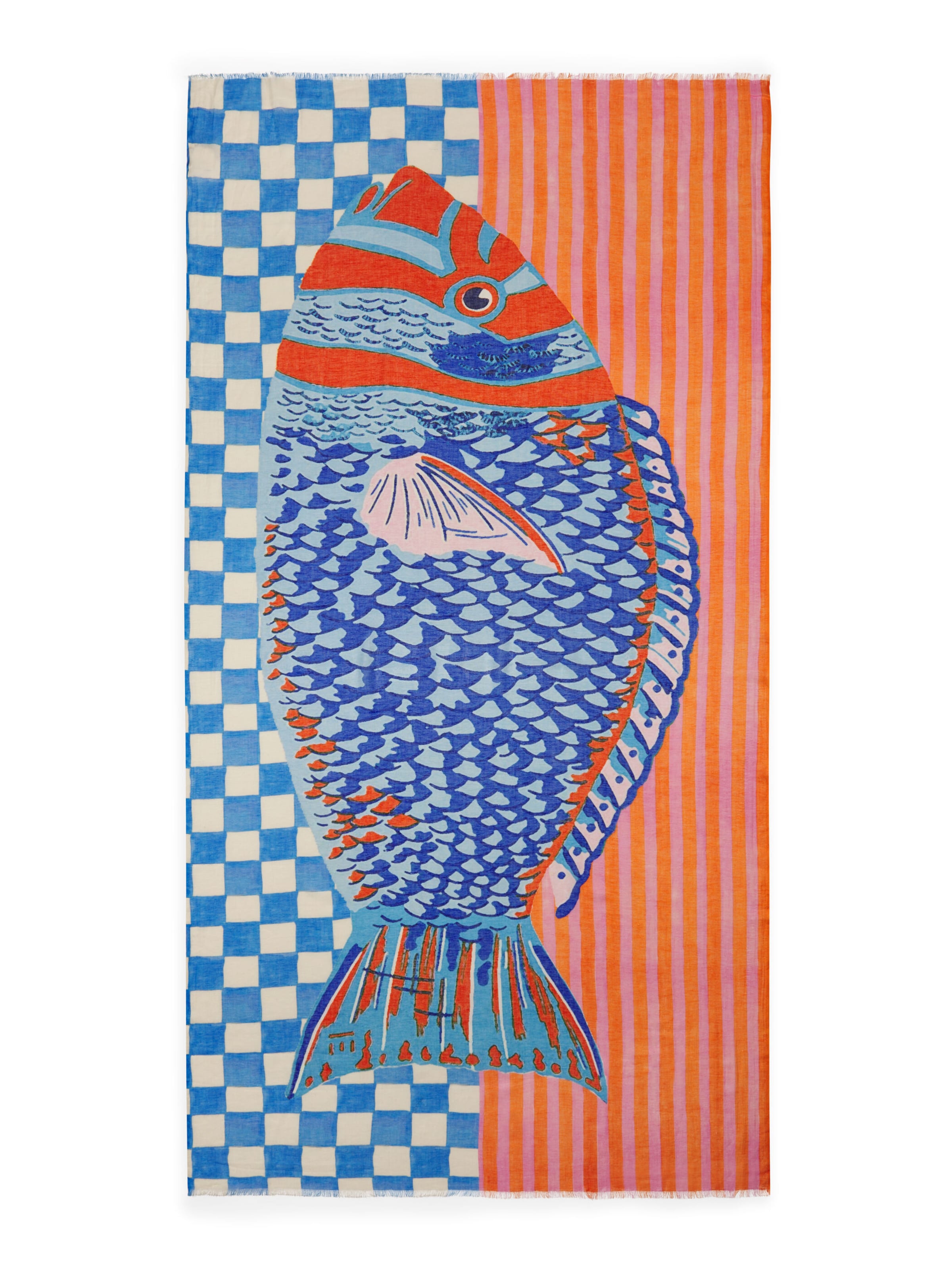 Écharpe CODELLO en bleu