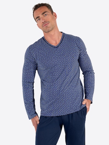 Pyjama long ' Long Sleepwear Hampton ' HOM en bleu
