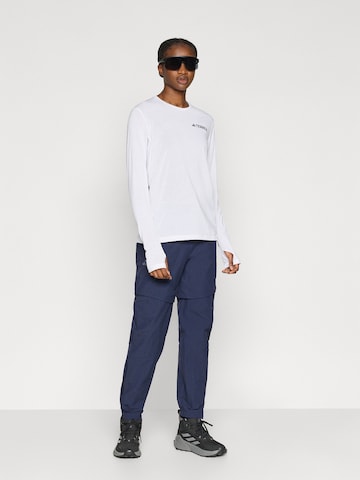 mėlyna ADIDAS TERREX Standartinis Sportinės kelnės 'XPR'