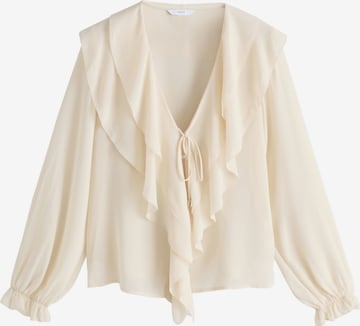 Next Blúz - bézs: elől