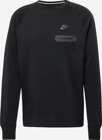Bluză de molton Nike Sportswear pe negru, Vizualizare produs