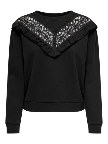 JDYSweater majica 'GINA' - crna boja: prednji dio
