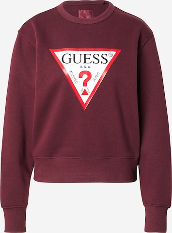 Felpa di GUESS in rosso: frontale
