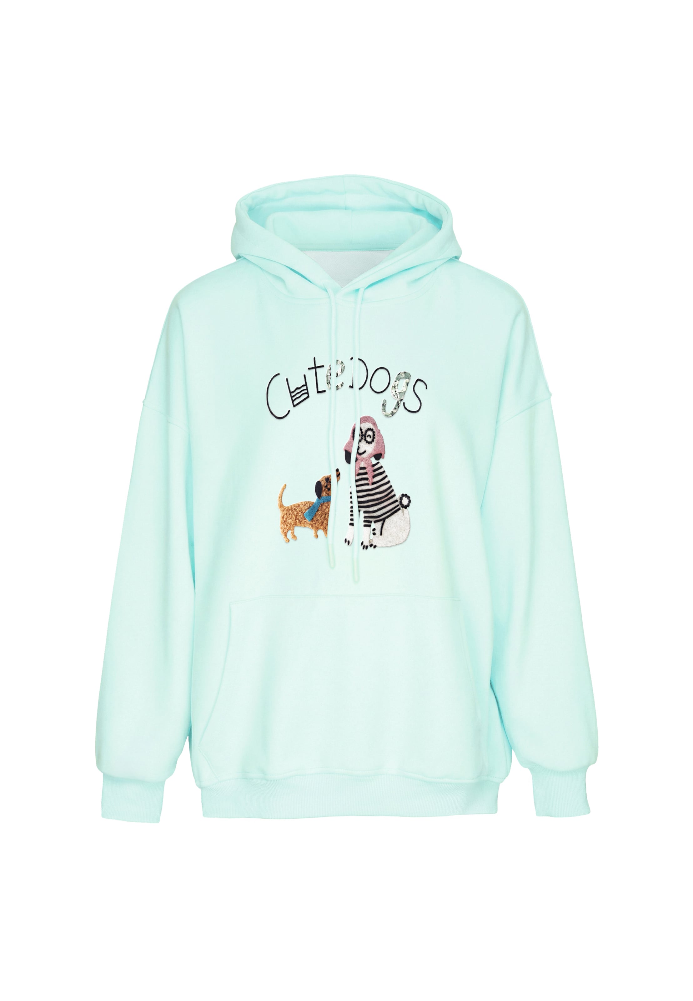 Sweat-shirt MYMO en vert : devant