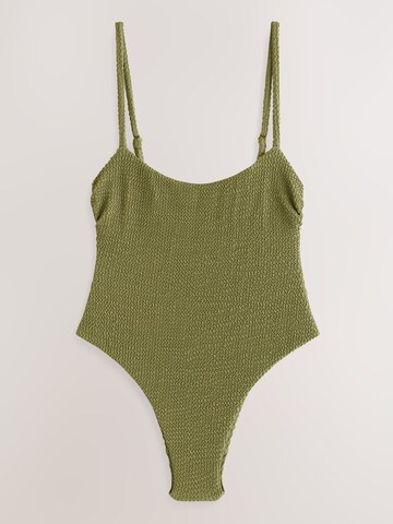 self. Bralette Swimsuit in Green
