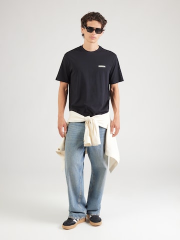 Tricou 'S-YOSE' de la NAPAPIJRI pe negru