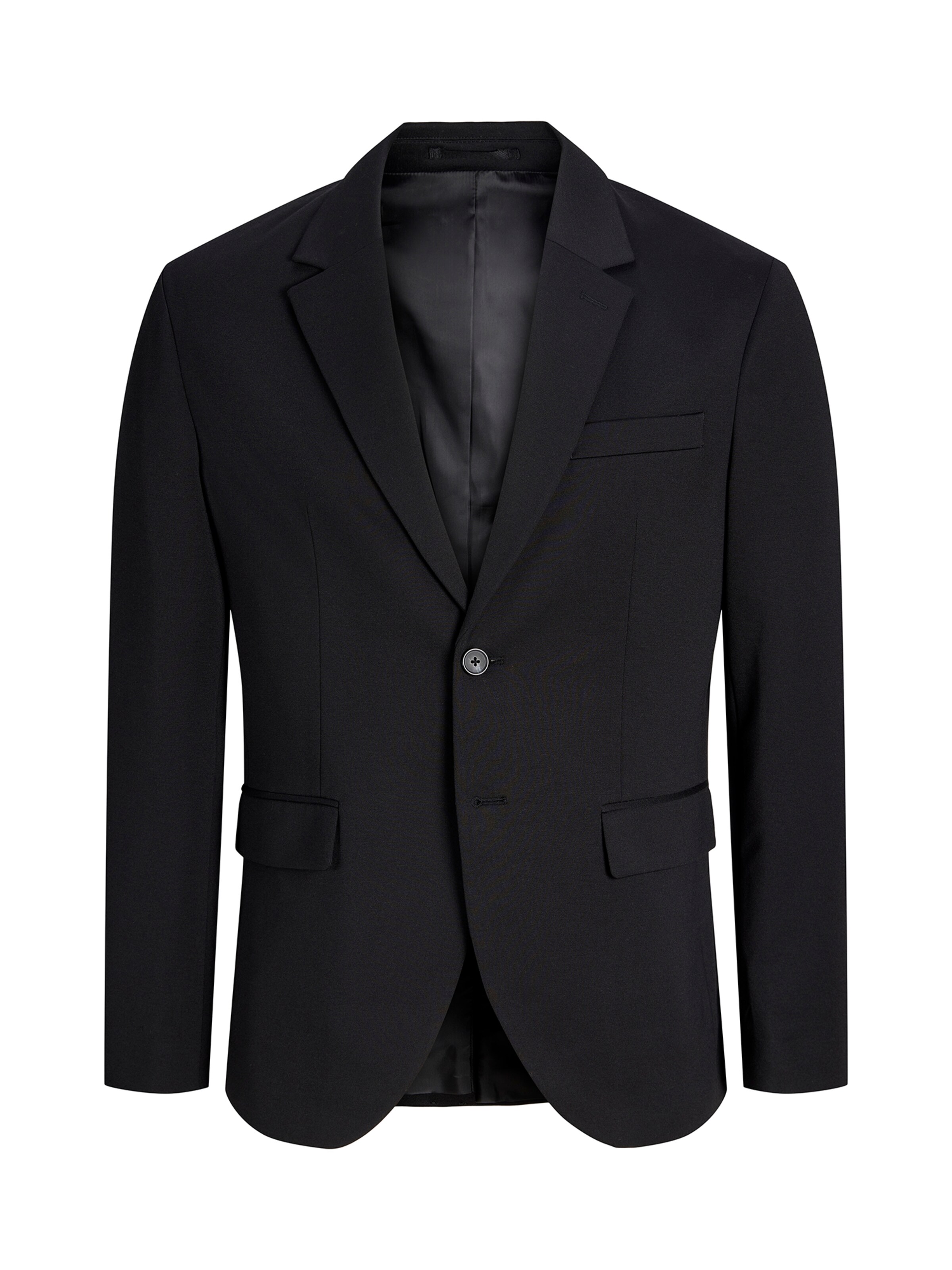 Jack & Jones Premium Slim fit Business blazer 'JPRMARTIN' in Black: front