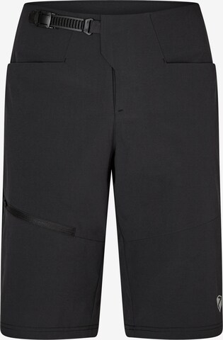 ZIENER Regular Workout Pants 'NUWE' in Black: front