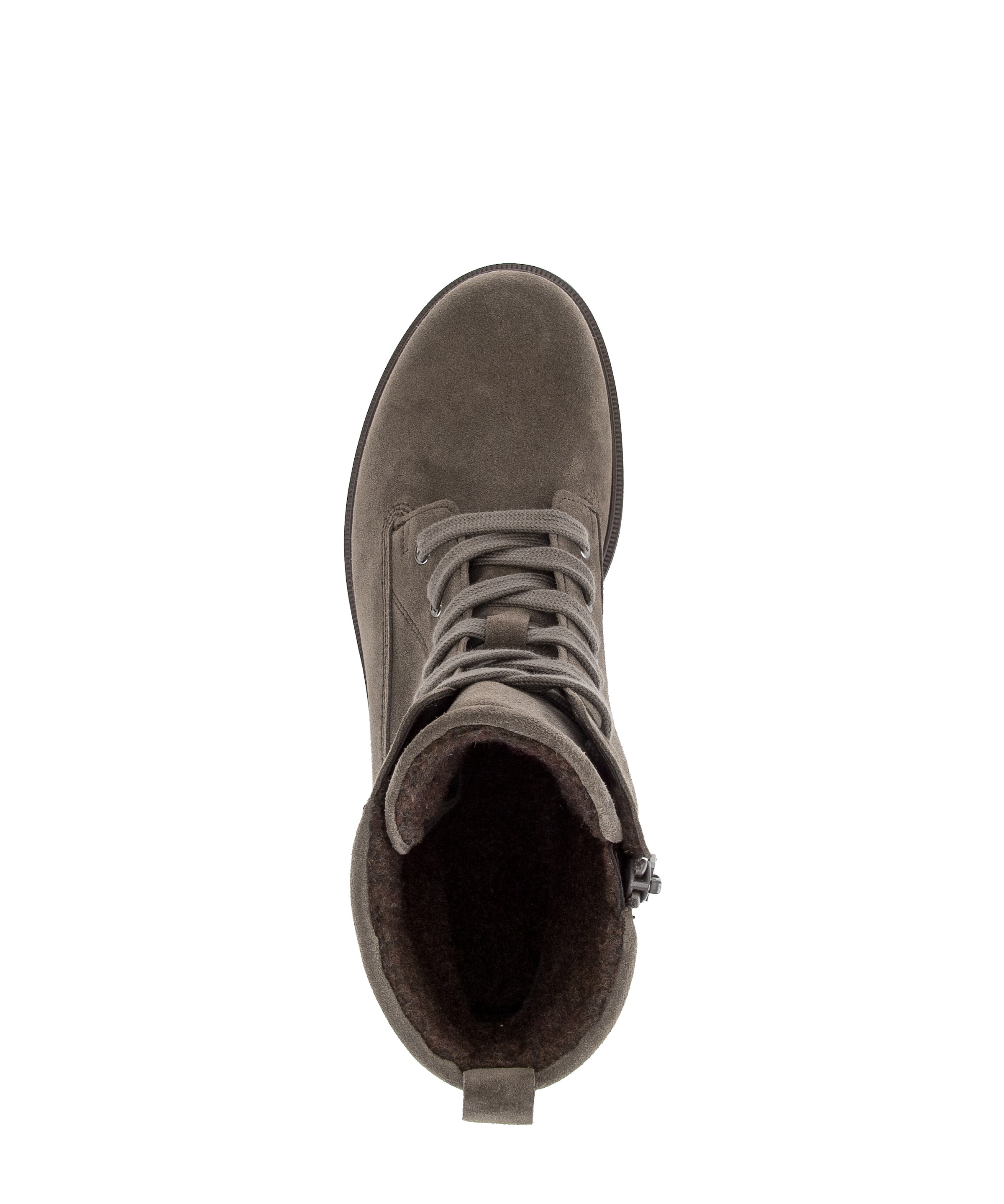 GABOR Lace-up bootie in Grey