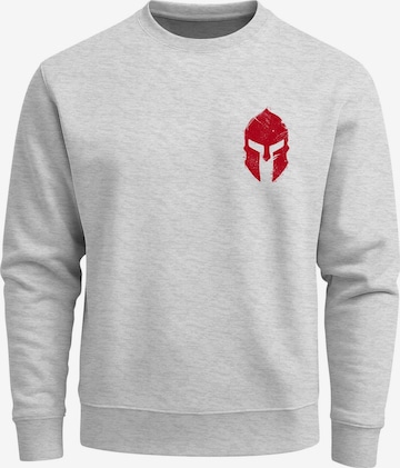 Neverless Sweatshirt 'Sparta 1' in Grey: front