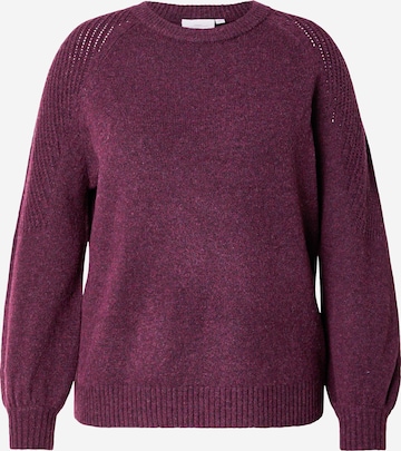 Pullover 'CARWINSOME' di ONLY Carmakoma in lilla: frontale