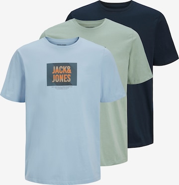 mėlyna JACK & JONES Marškinėliai 'JJHudson': priekis
