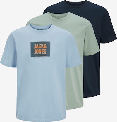 JACK & JONES Paita 'JJHudson' koossa XS värissä vaaleansininen / tummansininen / minttu / oranssi, Tuotenäkymä