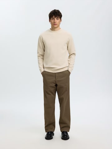 SELECTED - Sudadera 'SLMTOM' en beige
