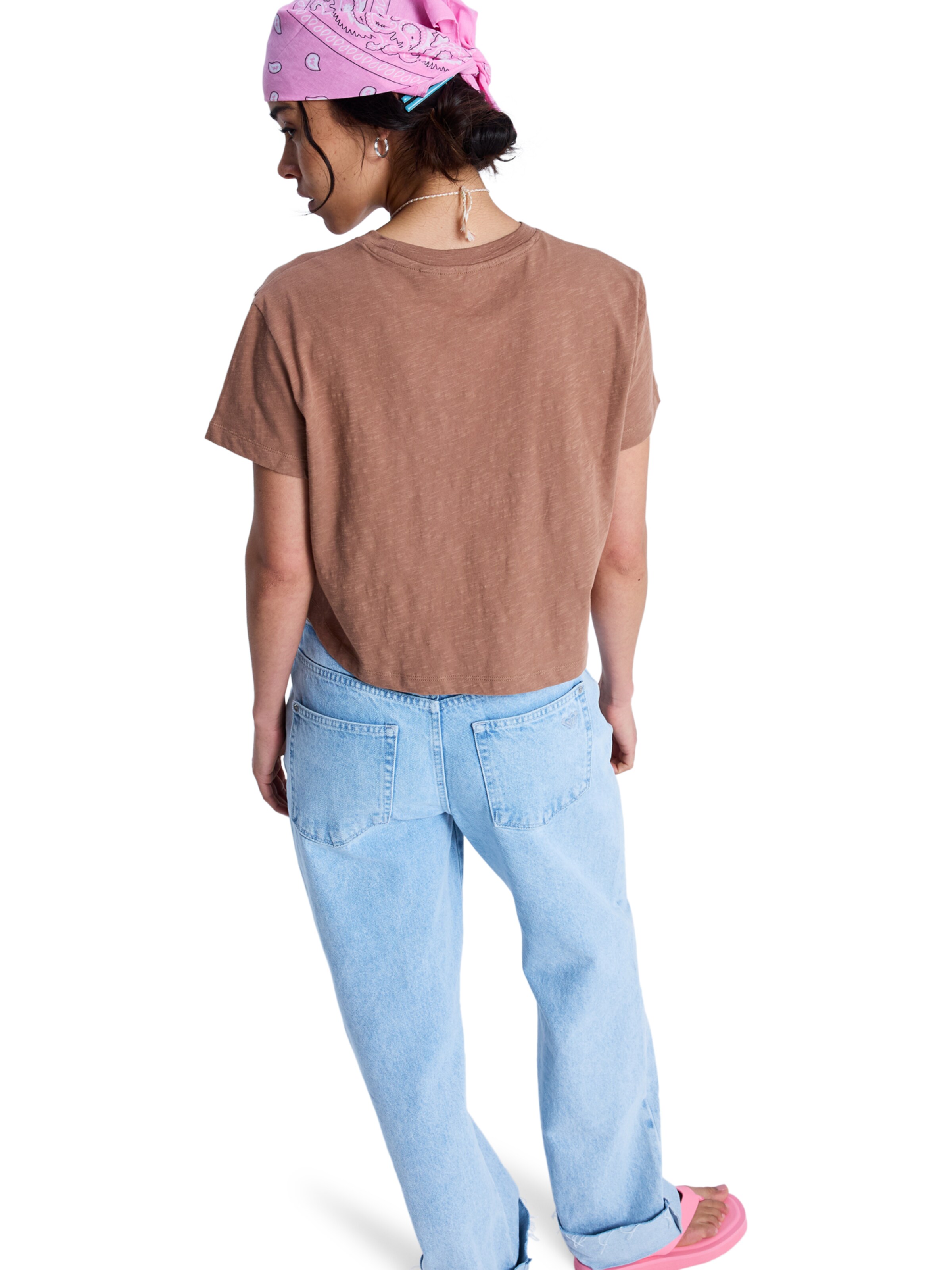 Tricou 'Endless Weekends' de la ROXY pe maro