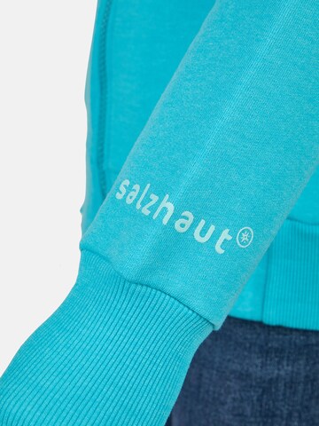 salzhaut Sweat jacket 'TAASEN' in Blue