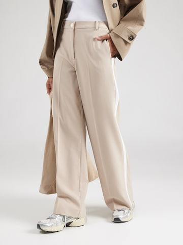 MORE & MORE Wide Leg Hose in Beige: Vorderseite