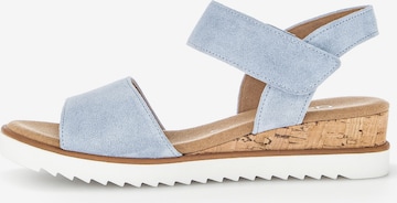 GABOR Sandals in Blue: front