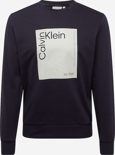 Calvin Klein Sweatshirt i mørkeblå / greige / svart, Produktvisning