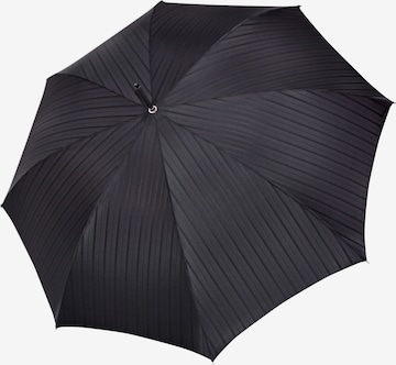 Doppler Manufaktur Paraplu 'Rancher' in Zwart: voorkant