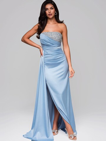 Ombre Evening dress in Blue: front