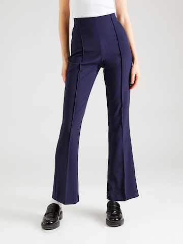 ONLY Flared Pants 'ASTRID' in Blue: front