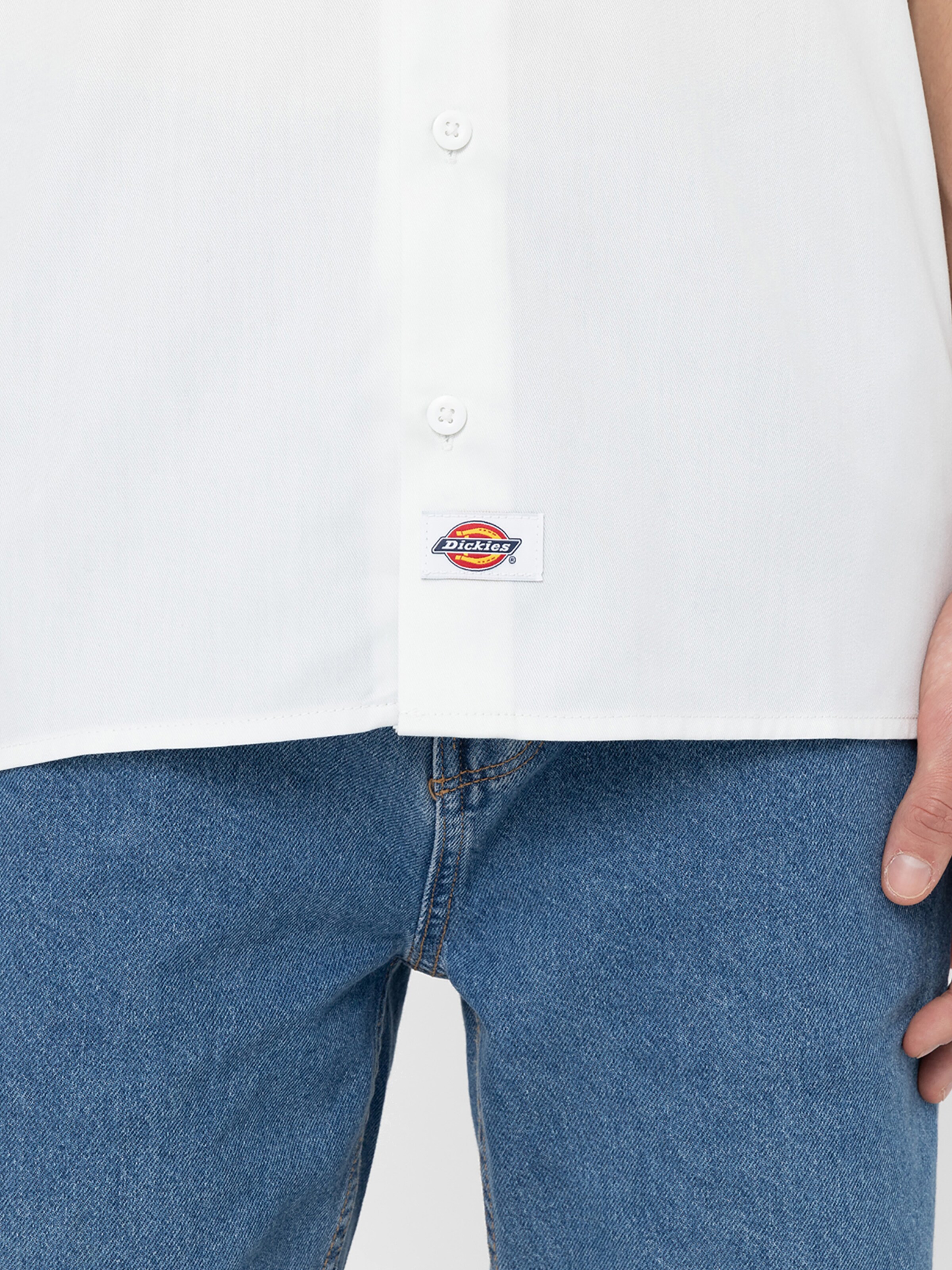 DICKIES Comfort Fit Košeľa - Biela
