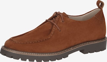 CAPRICE Schnürschuh in Braun: Vorderseite