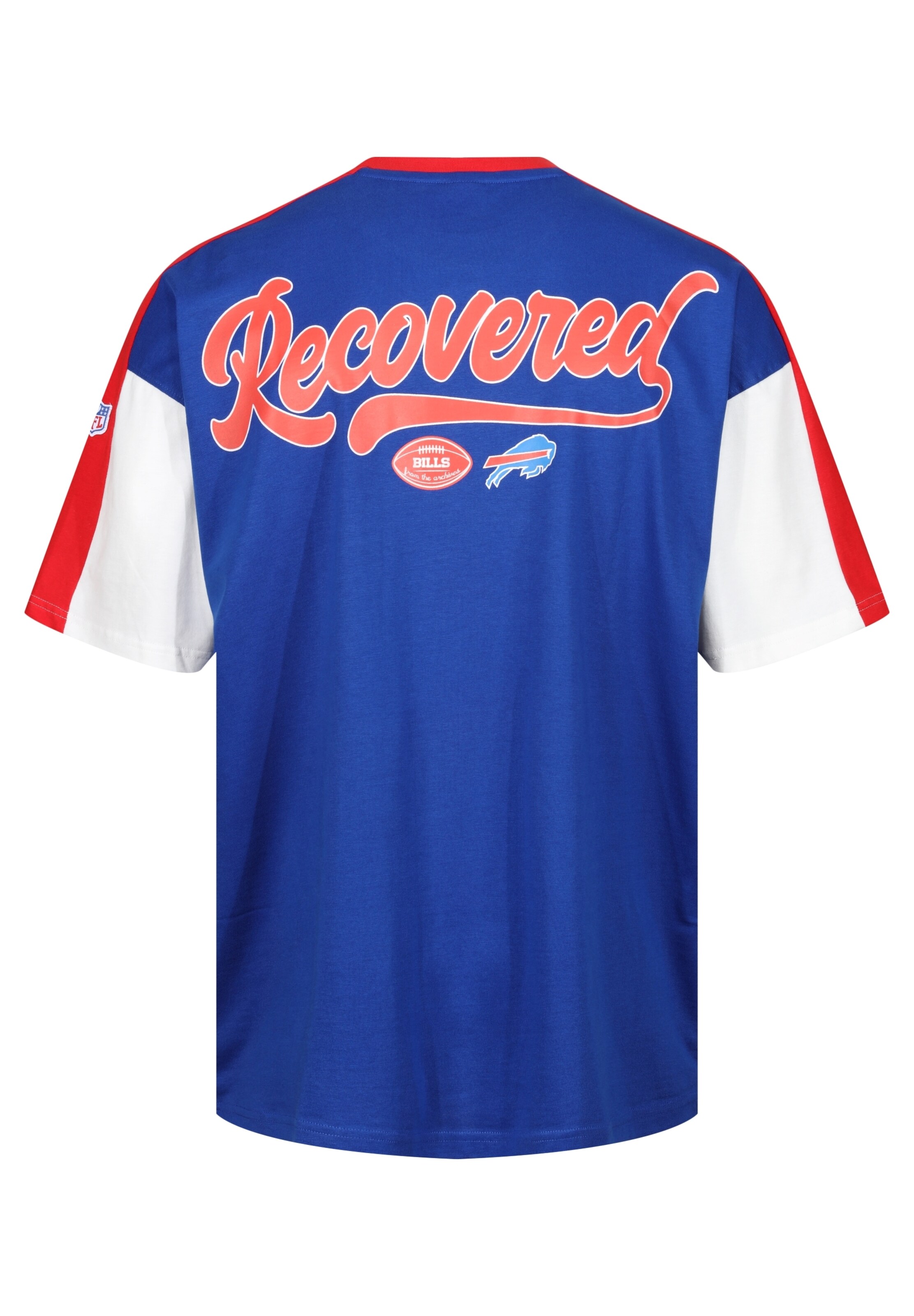 Recovered Shirt 'NFL Bills Buffalo Cut and Sew Oversized' in Blue