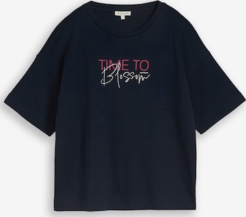 TOM TAILOR Футболка в Синий: спереди