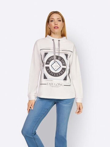 heine Sweatshirt in Beige: front