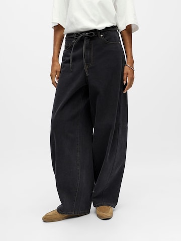 OBJECT - Ropa ancha Vaquero en negro: frente