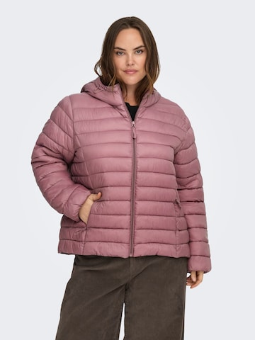 ONLY Carmakoma Between-Season Jacket 'CARTahia' in Pink: front