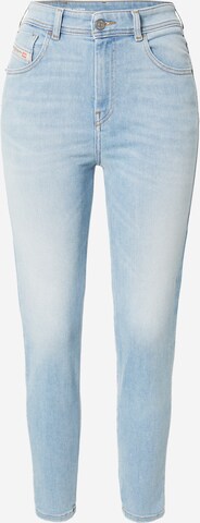 DIESEL Skinny Jeans 'SLANDY' in Blauw: voorkant