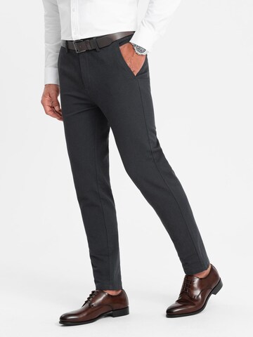 Ombre Slimfit Hose in Grau: Vorderseite