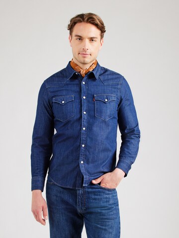 LEVI'S ®Regular Fit Košulja 'Barstow Western Standard' - plava boja: prednji dio