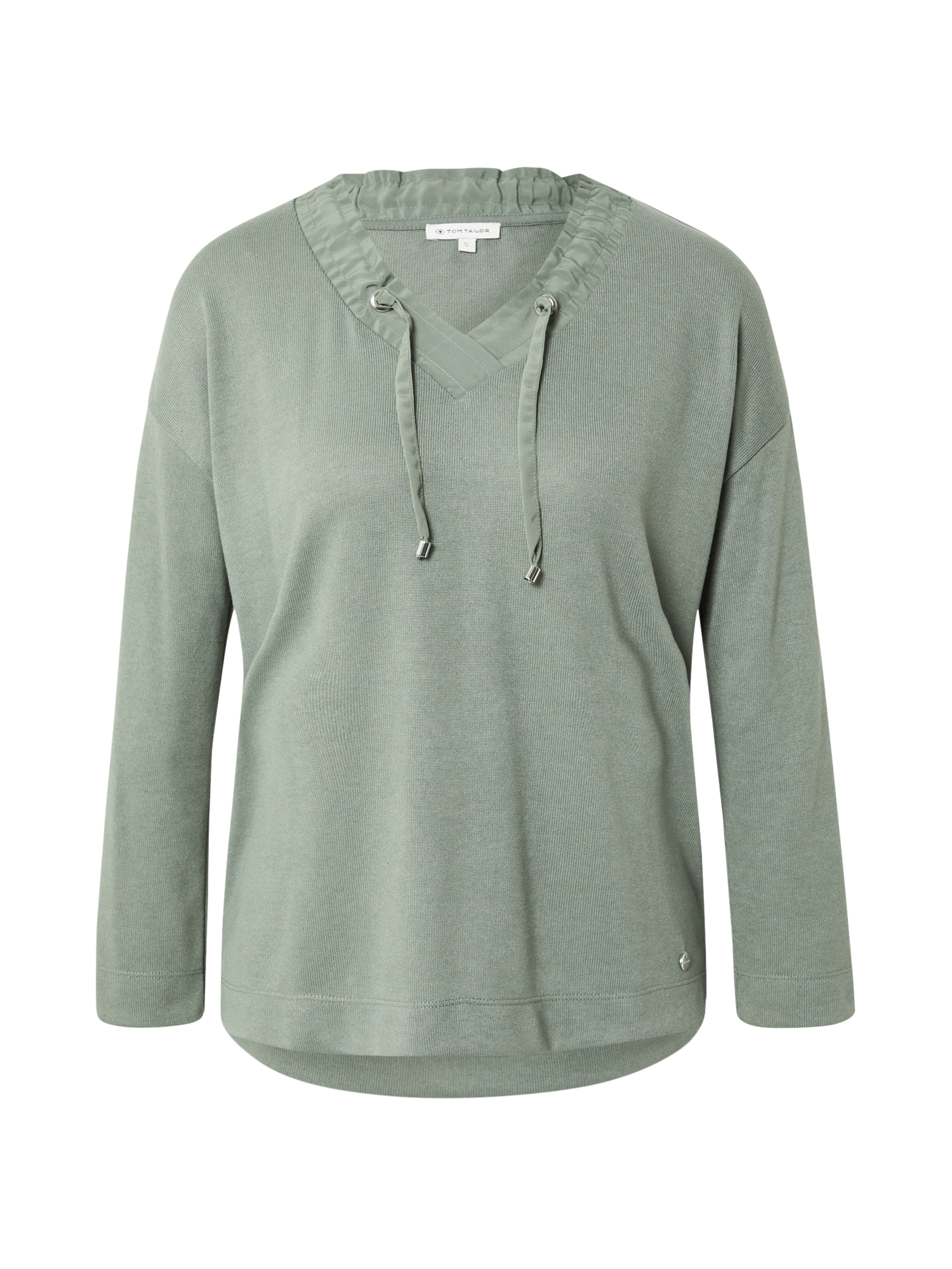edoiq Donna TOM TAILOR Maglietta in Verde Pastello edoiq Donna TOM TAILOR Maglietta in Verde Pastello