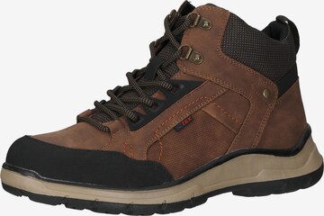 Relife Lace-Up Boots in Brown: front